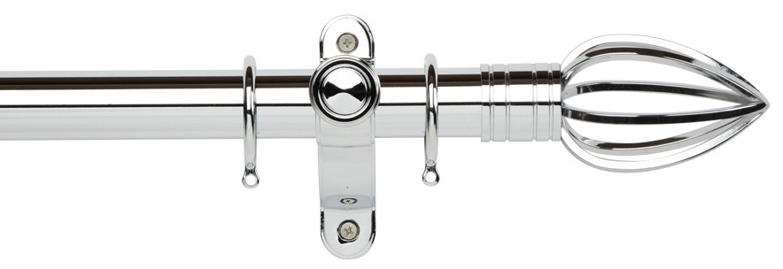 Rolls Galleria Metals 35mm Chrome Caged Spear