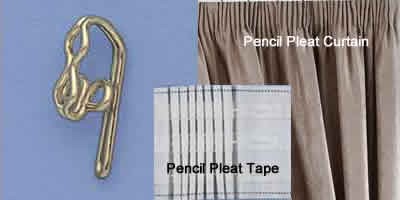 Electro Brassed Metal Curtain Hooks