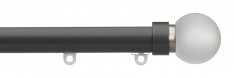 Silent Gliss 1003 23mm Diameter Charcoal Frosted Glass Ball