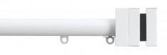 Silent Gliss 1003 23mm Diameter Matt White Crystal Cube Black
