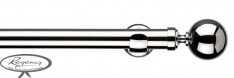 Regency 30mm Celtic Chrome Eyelet Pole Ball -CLEARANCE 1 x 120cm