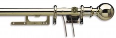 Harrison Drape 25mm Finale Bright Brass Corded Pole