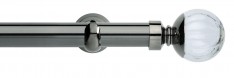 Hallis Neo 28mm Style Glass Ball Black Nickel Eyelet Cup Brkt