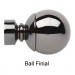 Black Nickel Ball Finial