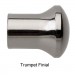 Black Nickel Trumpet Finial