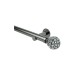 Neo Style 35mm Jewelled Ball Black Nickel Eyelet Curtain Pole